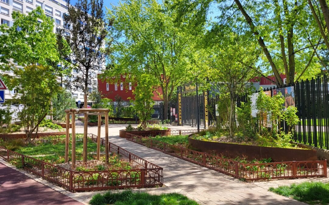 Parvis parc municipal Frédéric PicVanves (92)